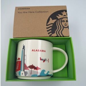 Starbucks You Are Here Collection Alabama Coffee Mug 14 oz with Box - NEW